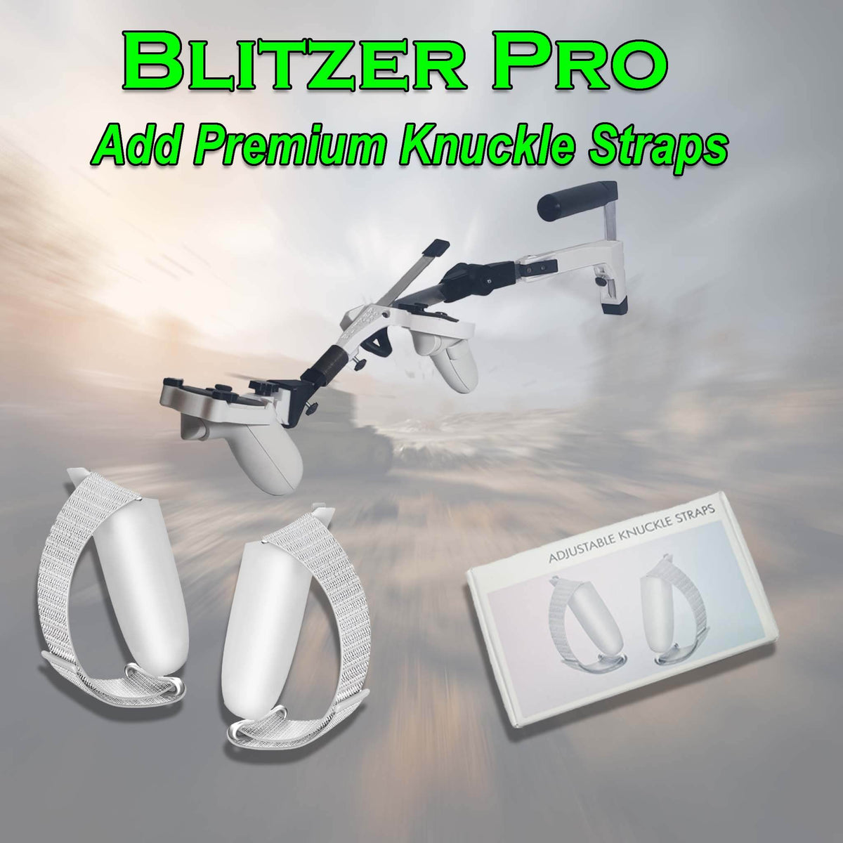 Blitzer-Pro VR Gunstock for Meta Quest 3/3s