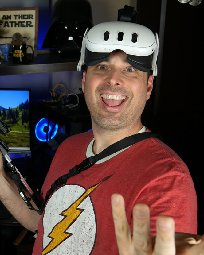maraksot YouTuber with VR headset