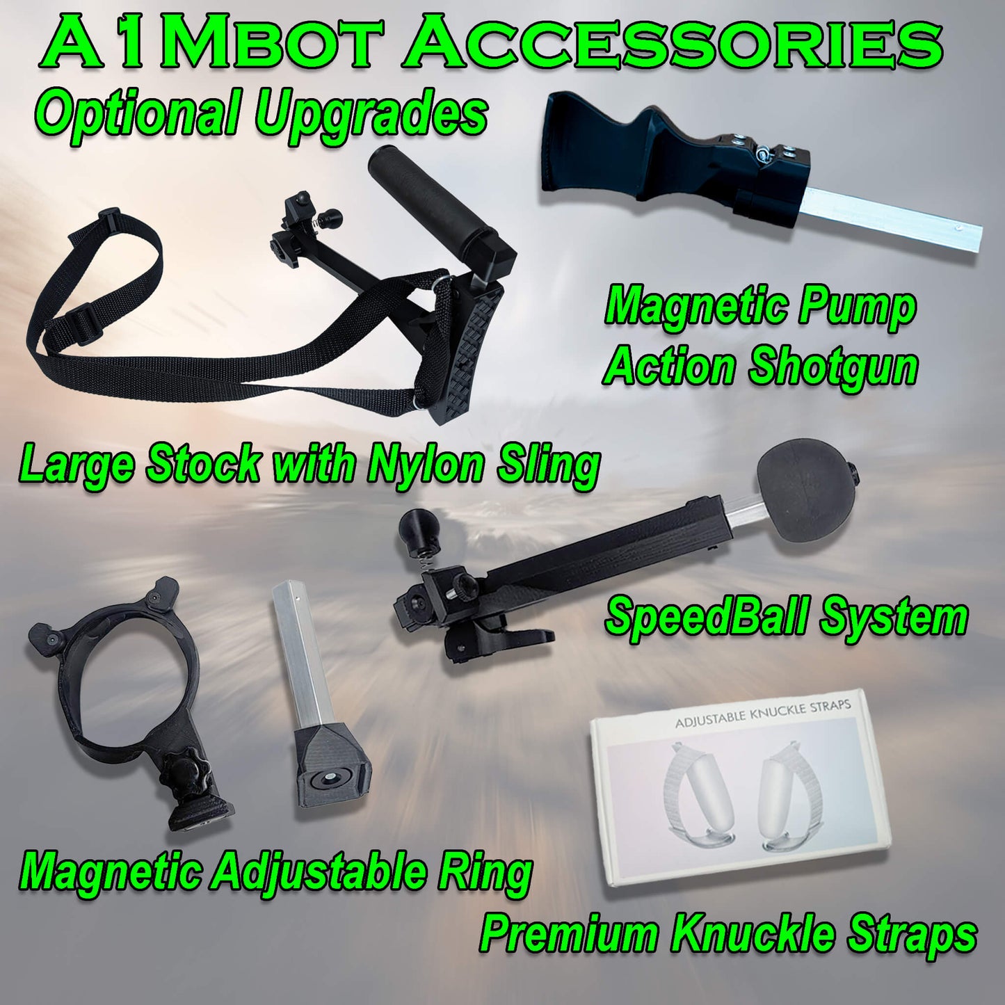 A1Mbot VR Gunstock for Meta Quest 3/3s