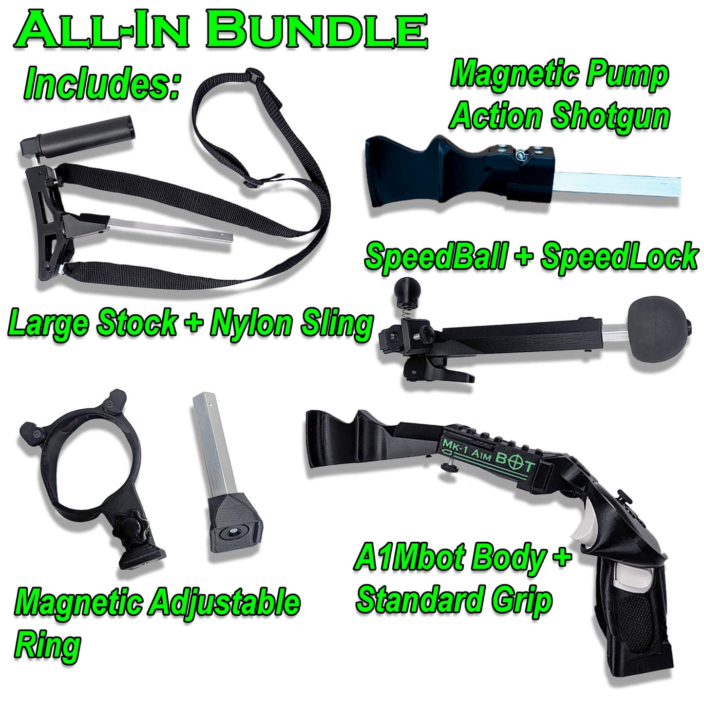 A1Mbot VR Gunstock for Meta Quest 3/3s