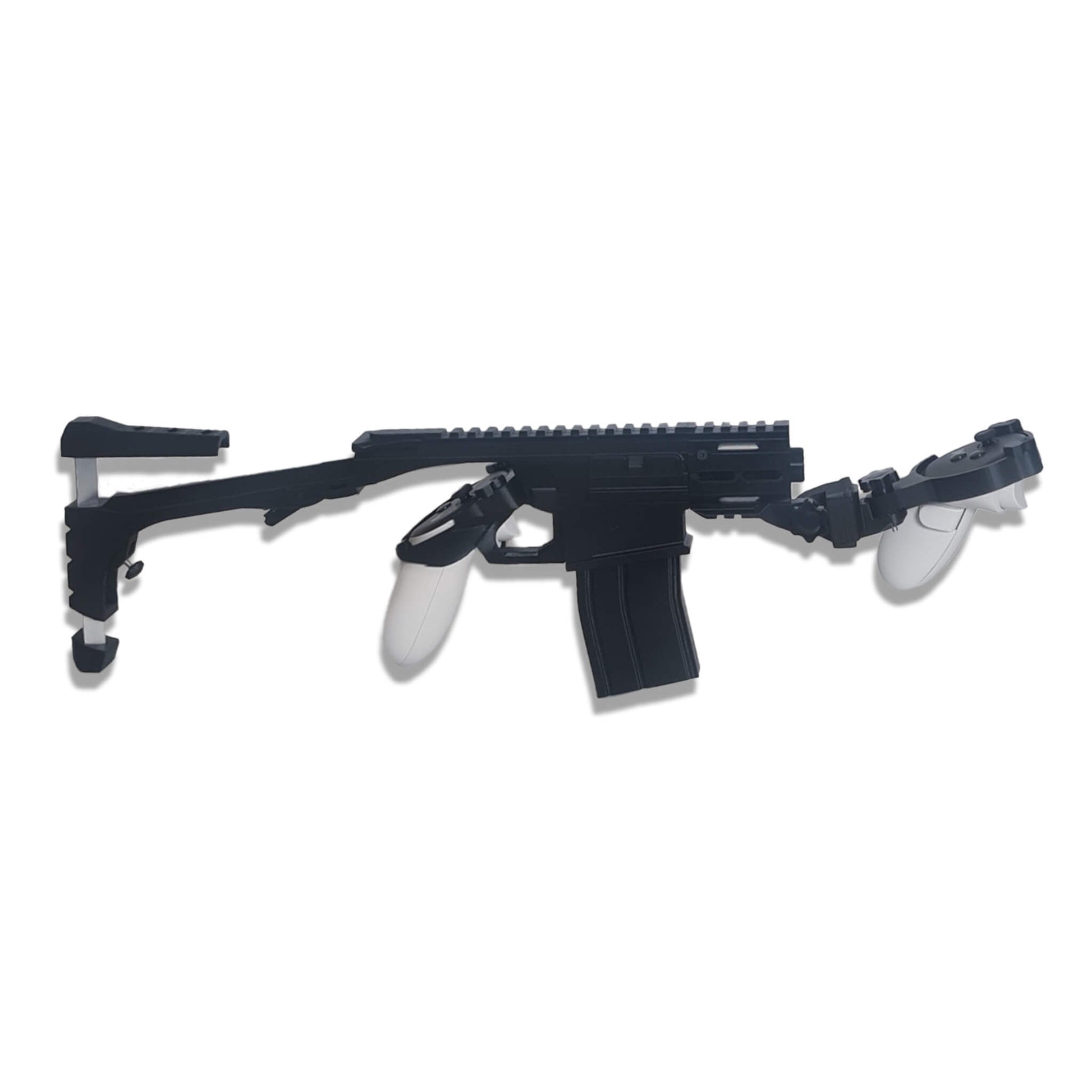 Maglock VR gunstock showing right side view of  adjustment points