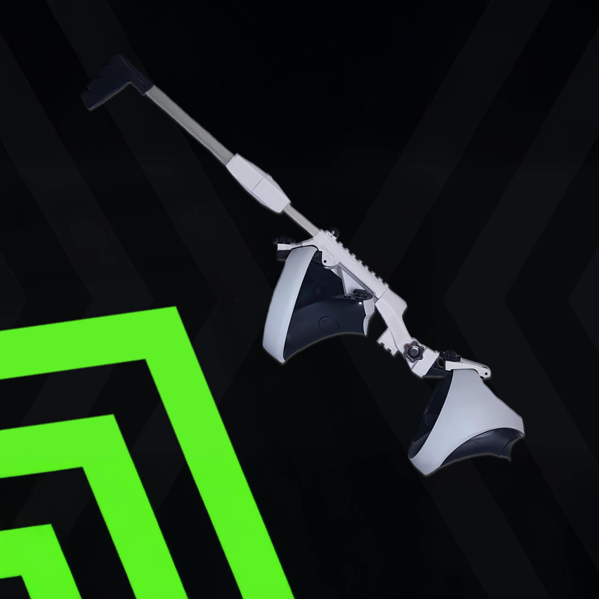 VR shooting using a KobraVR Vader One stock — improved accuracy