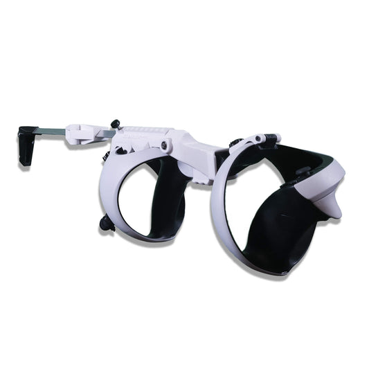 Vader One VR gunstock for Sony PSVR2 with controllers attached in extended position