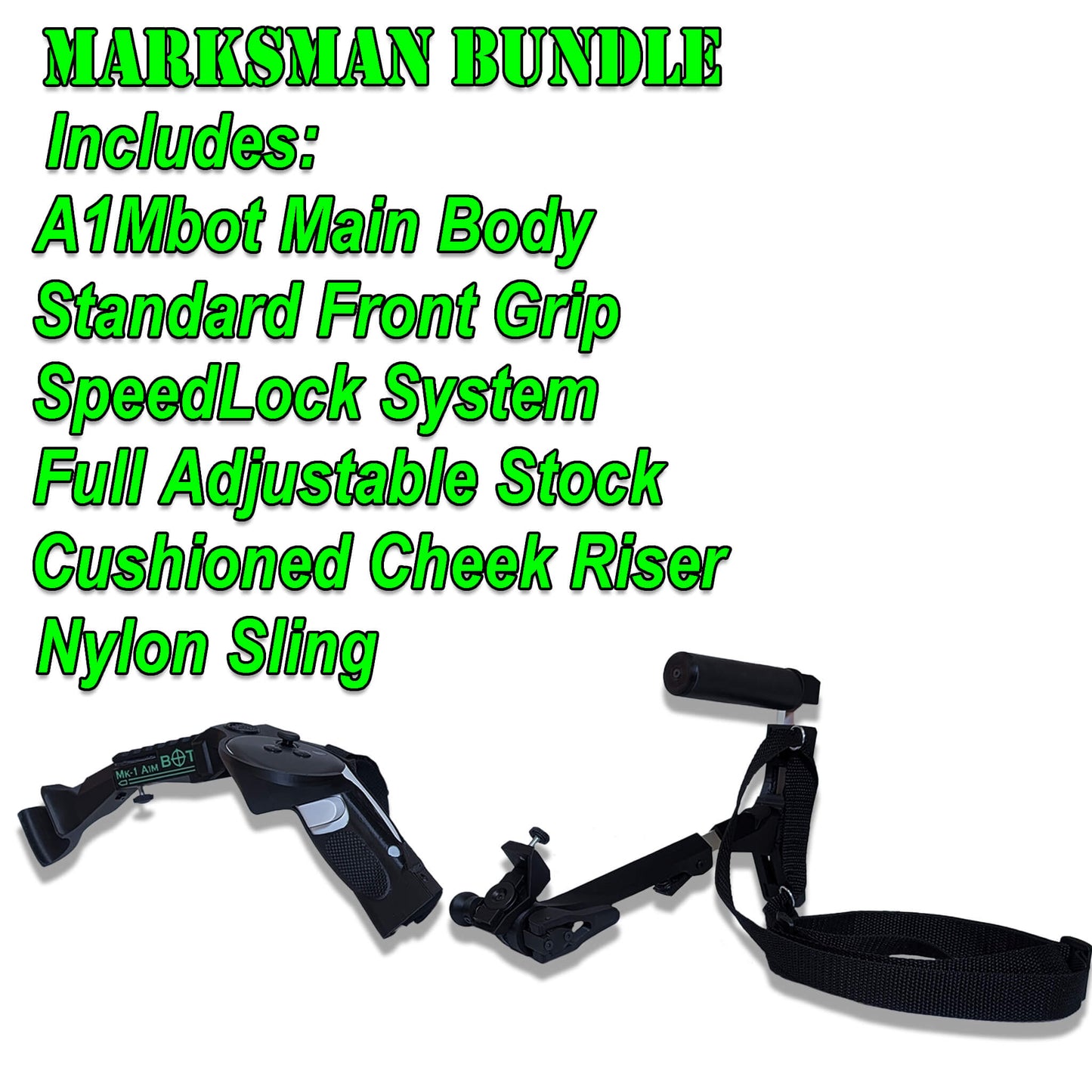 A1Mbot VR Gunstock for Meta Quest 3/3s