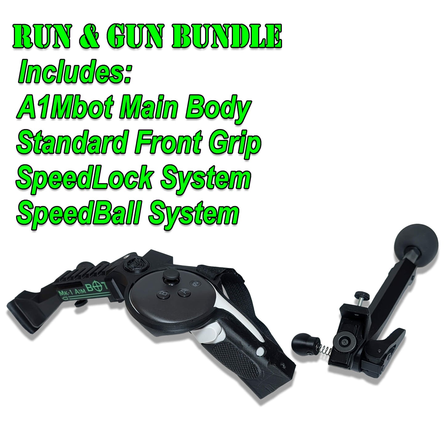 A1Mbot VR Gunstock for Meta Quest 3/3s